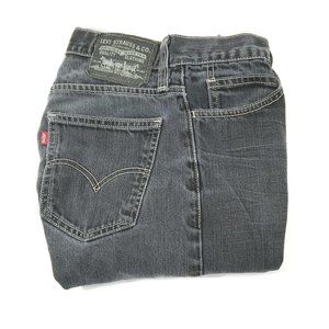 Vintage Levi's Style 506 Red Tag - Skinny Tapered Black Jeans Size: 31 X 32